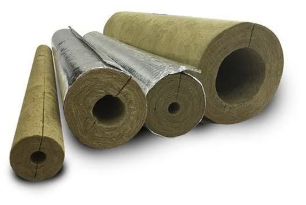ROCK WOOL PIPE LAGGING 1-1/4"