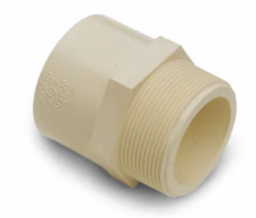 CPVC MALE SOCKET 3/4" X 1/2"