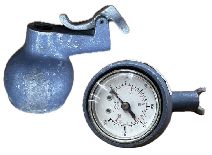 PRESSURE GAUGE 20BAR/300PSI TECLAMAT