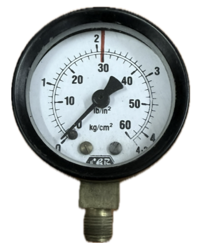 PRESSURE GAUGE 2" 2BAR/30PSI 1/8" BOTTOM FGB