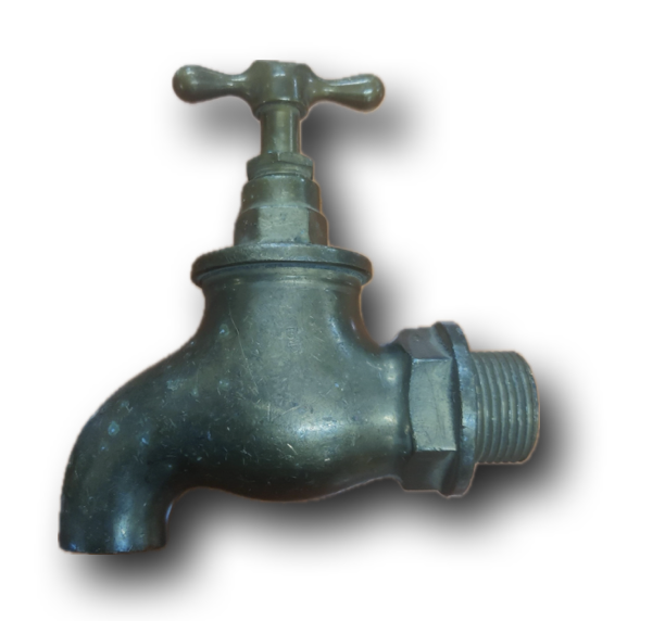 BIB TAP 1" BRASS