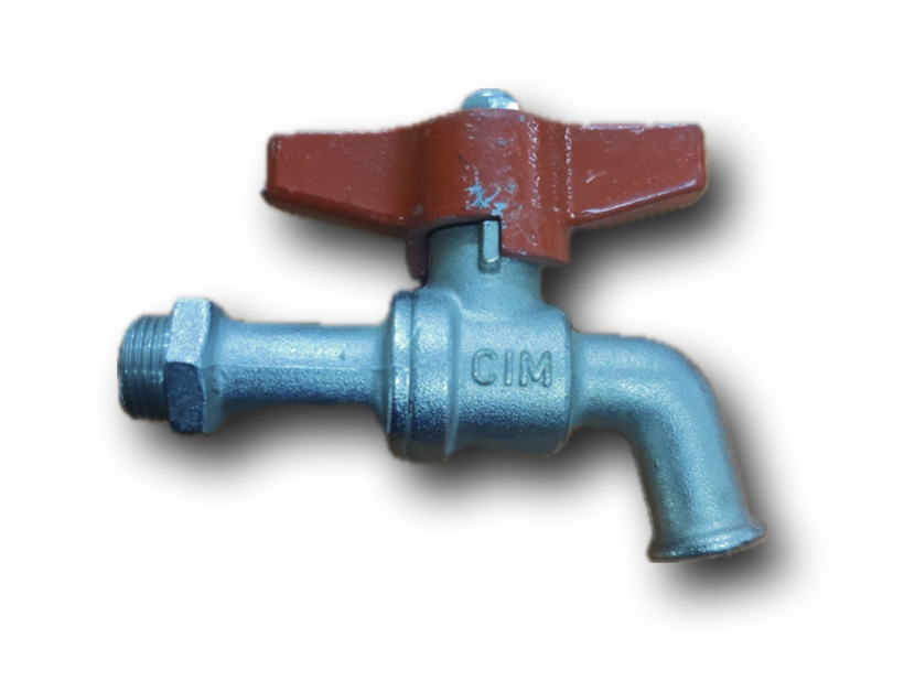 BIB TAP 3/8" CHROME PLATED
