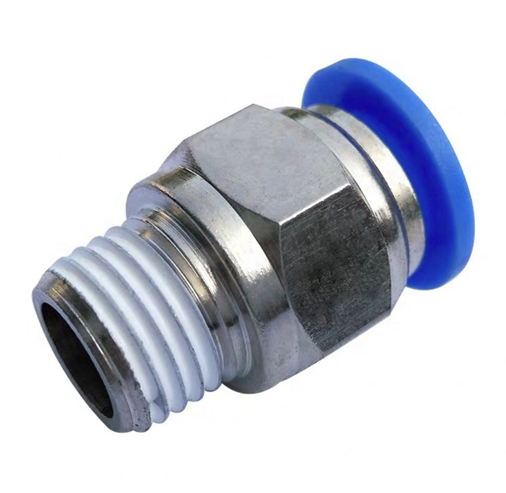 PU STRAIGHT CONNECTOR 10MM X 1/4"