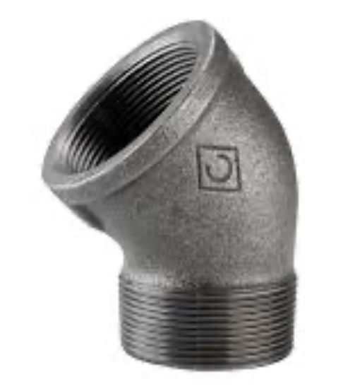 CRANE ELBOW 1/2" M/F 45°
