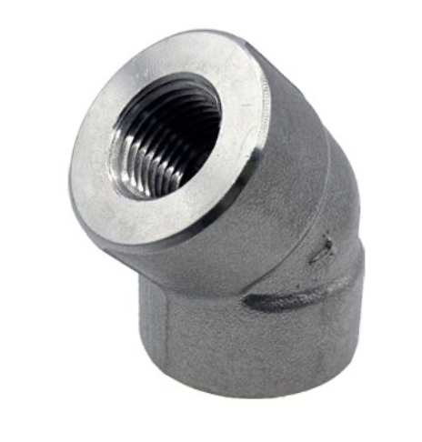ELBOW 1-1/2" CL3000 45°