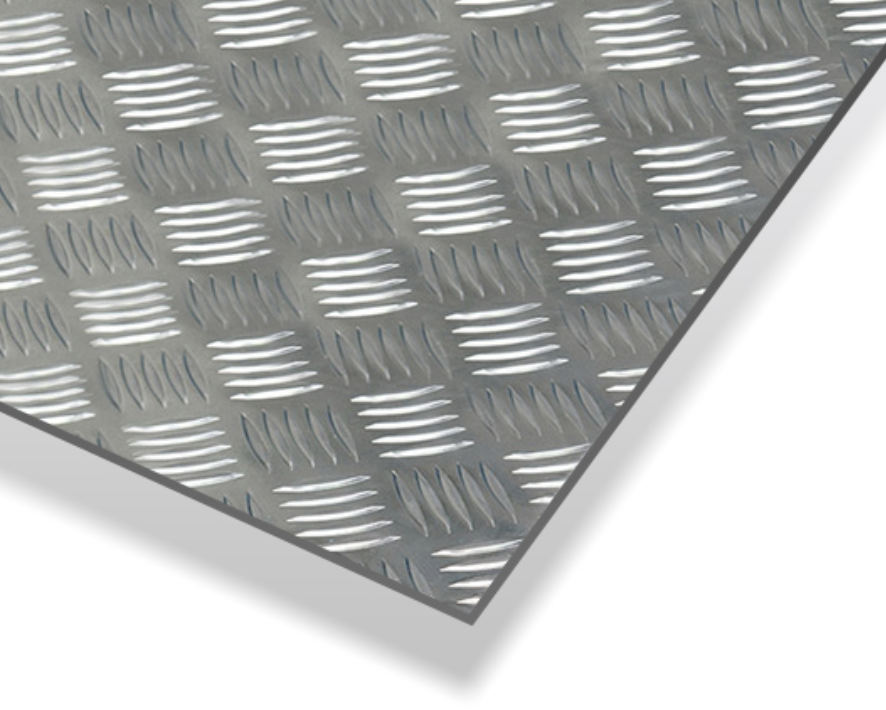 ALUMINIUM CHEQUER PLATE 8' X 4' X 2MM