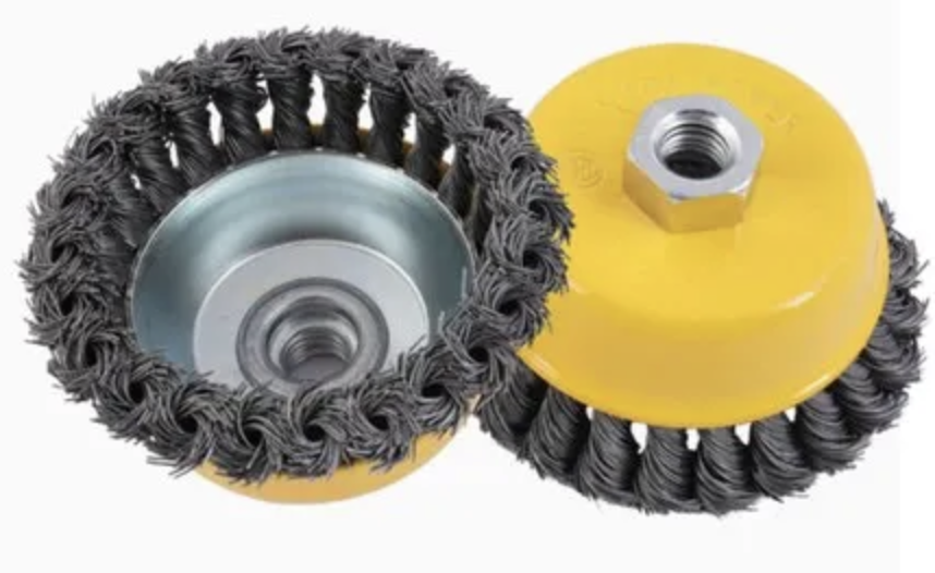 CUP WIRE BRUSH TWISTED 4" EBC104 UYUS
