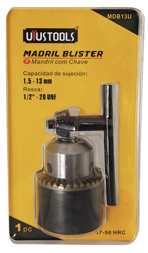 DRILL CHUCK & KEY 1.5-13MM 1/2"-20 UNF MDB13U UYUS