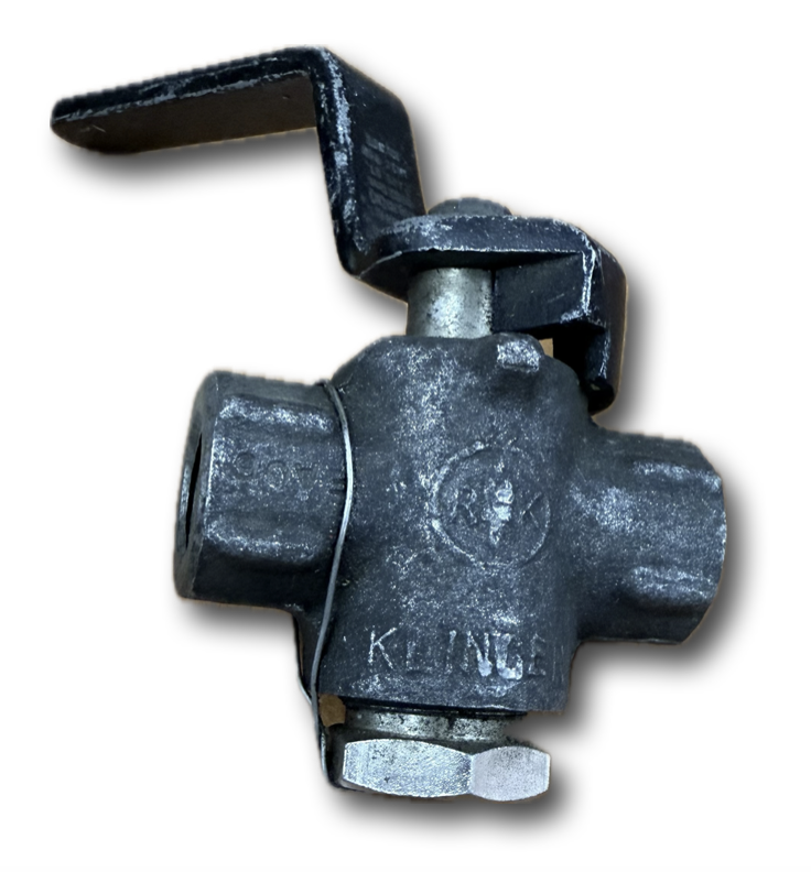 COCK VALVE 1/2" KLINGER AB18N THREADED