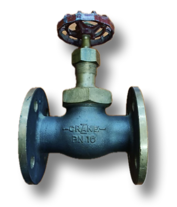GLOBE VALVE 1" BRONZE CRANE PN16 FLANGED