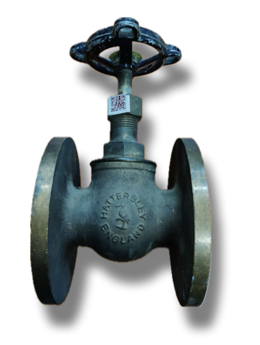 GLOBE VALVE 1" BRONZE HATTERSLEY CL150 FLANGED