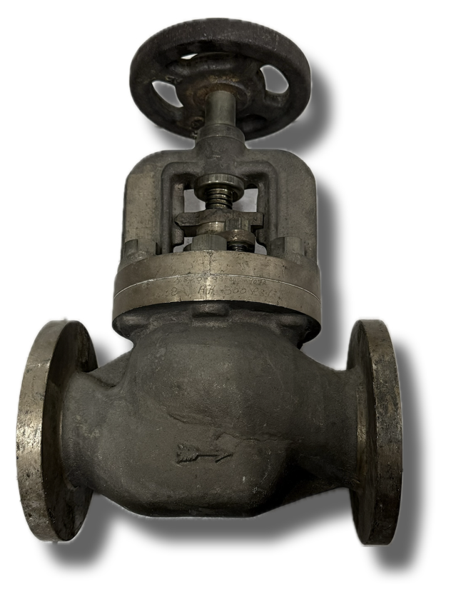 GLOBE VALVE 2-1/2" BRONZE BAILEY FLANGED KLINGER PATTERN PN16
