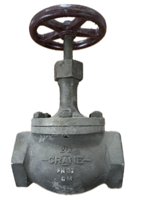 GLOBE VALVE 2-1/2" BRONZE CRANE THREADED PN32