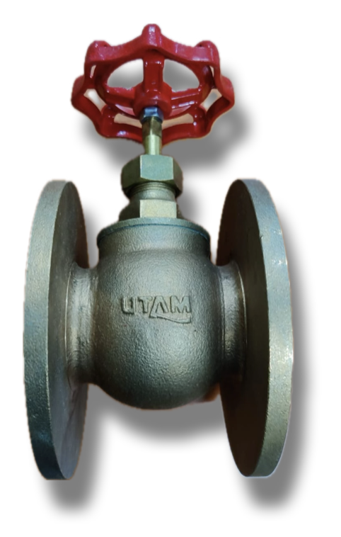GLOBE VALVE 2" BRONZE UTAM THREADED AND FLANGED TABLE D