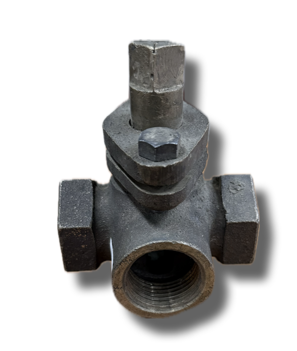PLUG VALVE 3/4" 3 WAY THREADED T TYPE UK