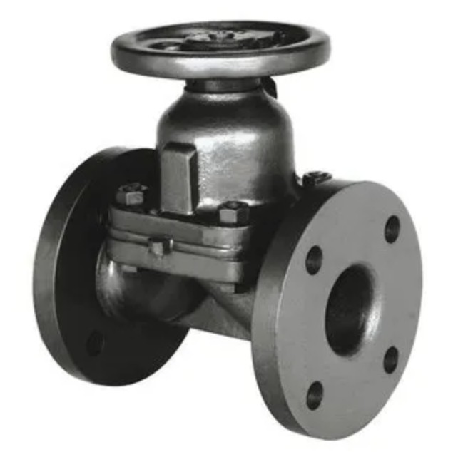 DIAPHRAGM VALVE 3/4" FLANGED SAUNDERS