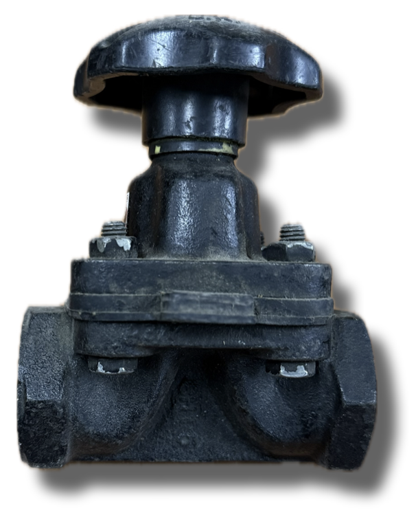 SAUNDERS VALVE 3/4" THREADED PLASTIC HANDLE