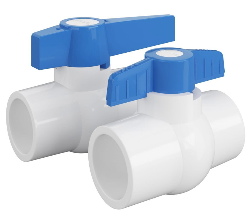 UPVC BALL COCK 40MM WHITE