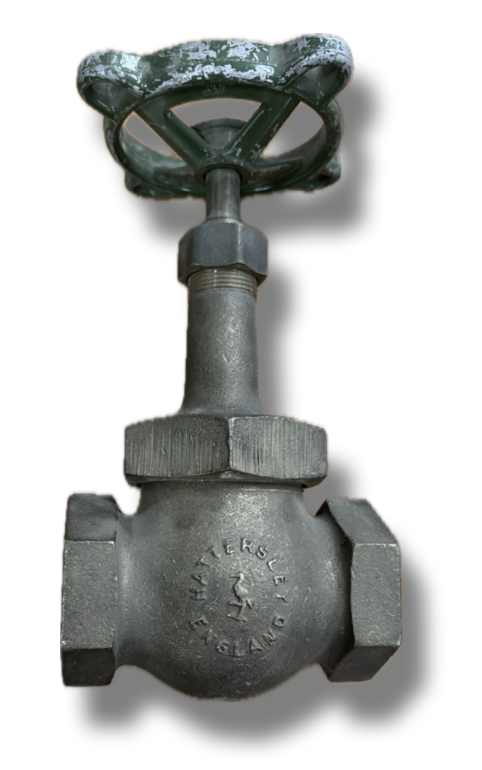 GLOBE VALVE 1-1/2" HATTERSLEY THREADED 300PSI