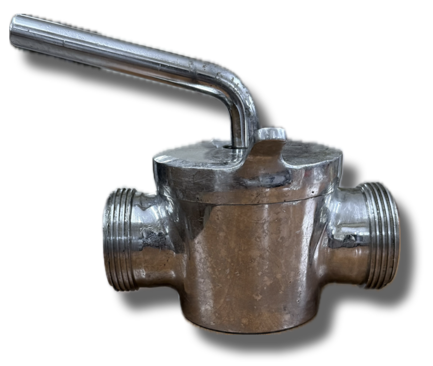 SS PLUG VALVE IDF 1-1/2" 2 WAY