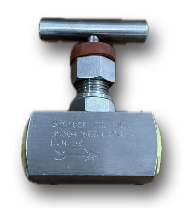 SS NEEDLE VALVE 3/8" RAJTECH
