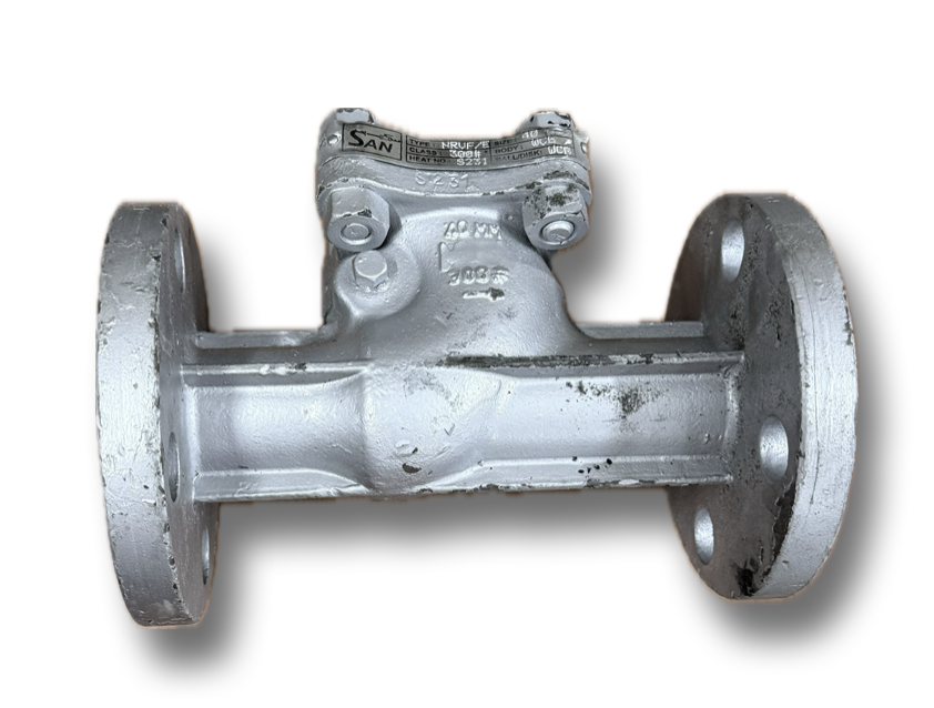 CAST STEEL NRV 1-1/2" CL300 FLANGED SAN