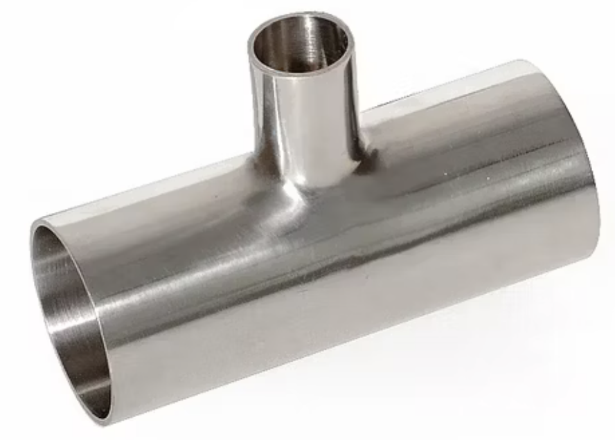 SS REDUCING TEE 3" X 3/4" TUBE TYPE