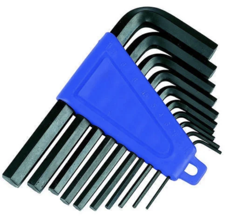 ALLEN KEY SET IMPERIAL TAPARIA 1/16"-3/8"