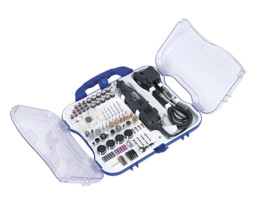 MULTI PURPOSE ROTARY TOOL & ENGRAVER 219PC SET SEALEY E5188