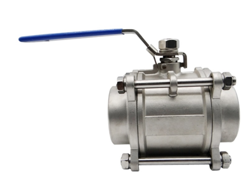 SS BALL COCK 1-1/2" 3PC DESIGN WELDON