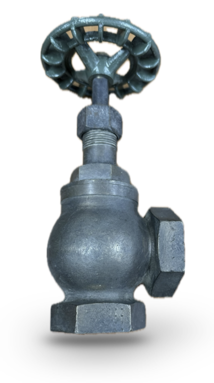 Y-PATTERN ANGLE GLOBE VALVE 2" HATTERSLEY