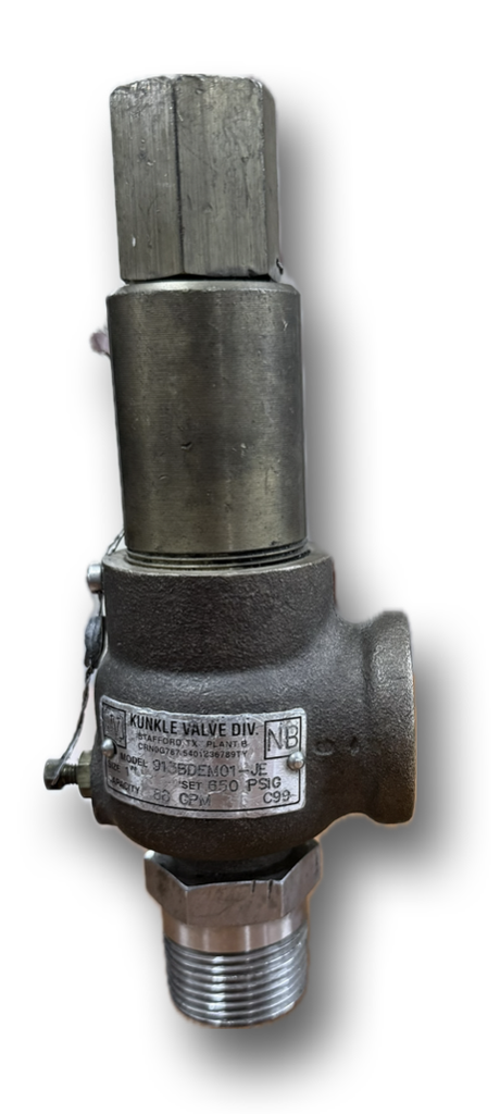 SAFETY VALVE 1" KUNKLE