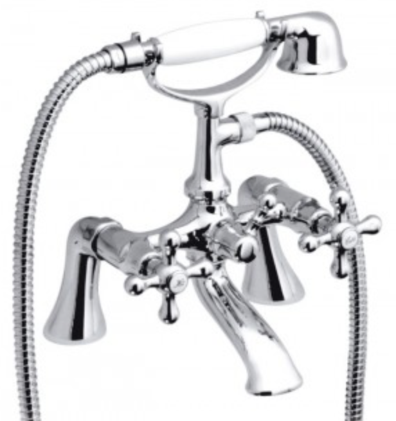 VADO BATH MIXTURE C/W TELEPHONE SHOWER PILLAR TYPE