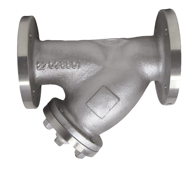 STRAINER 6" CLASS 150 CAST STEEL FLANGE TYPE