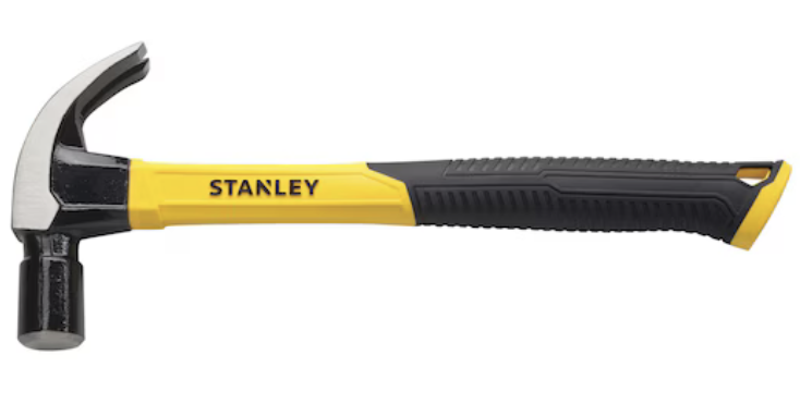STANLEY CLAW HAMMER WITH F/G HANDLE 20OZ STHT51392