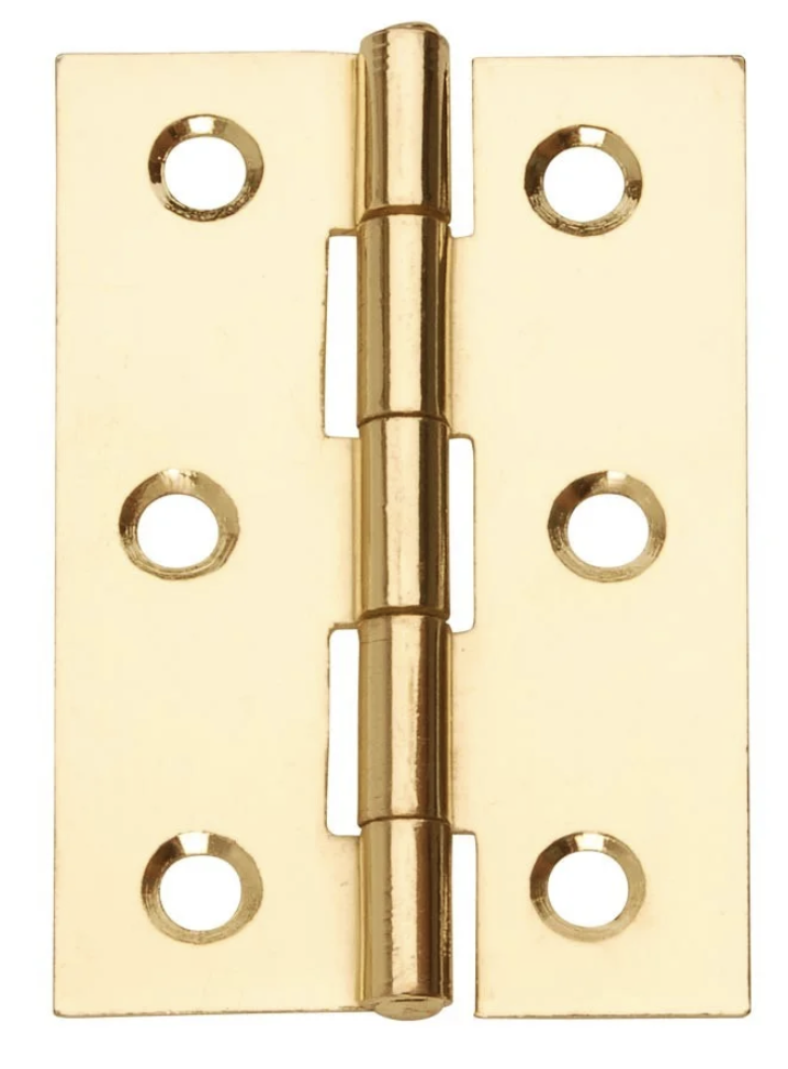 BRASS HINGES 4" FUXIA