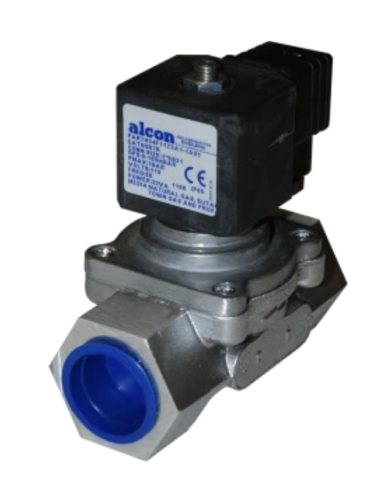 SOLENOID VALVE 1/2" ALCON UK 240V GAS NC ALUMINIUM BODY