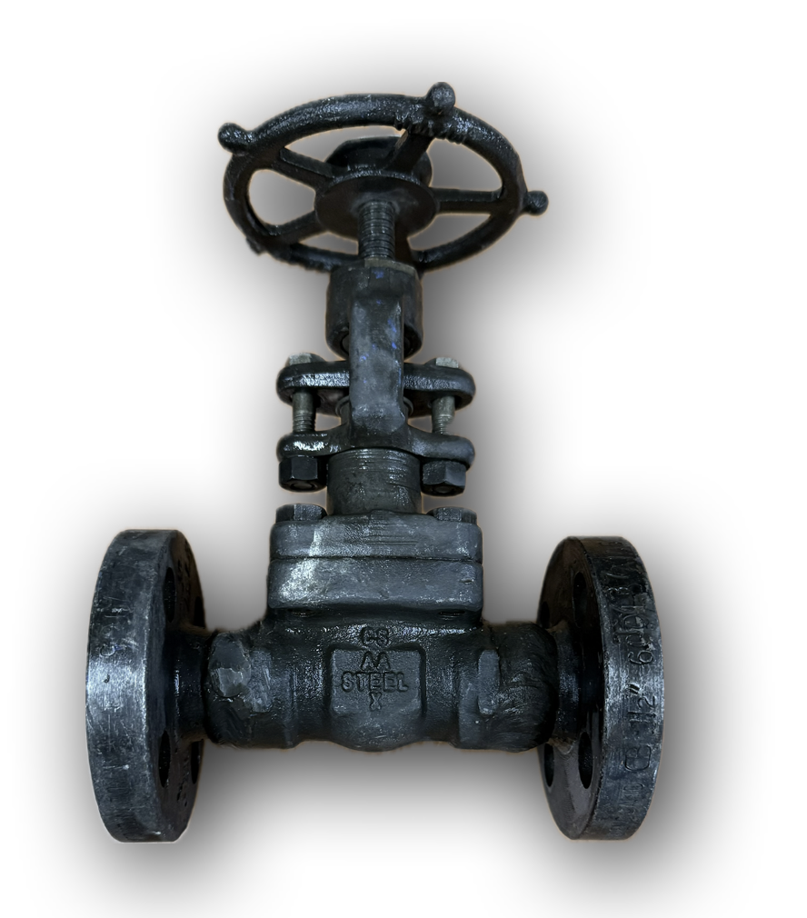 CAST STEEL GLOBE VALVE 1/2" CL150 VELAN UK FLANGED