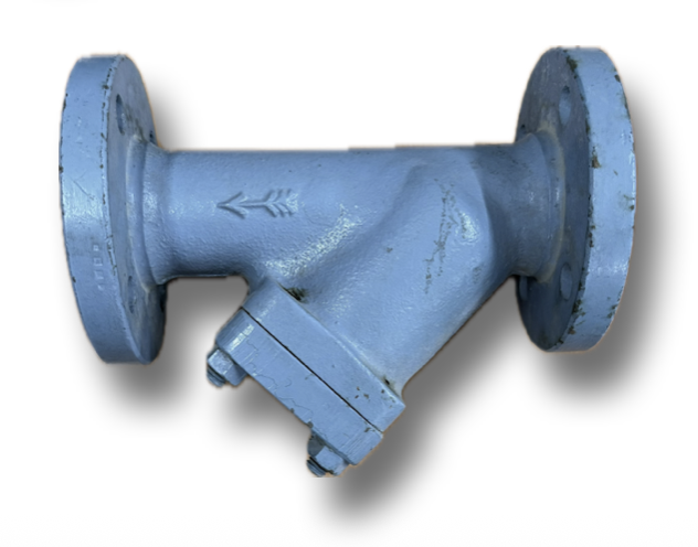 STRAINER 1-1/4" CL150 CAST STEEL FLANGED HATTERLSEY