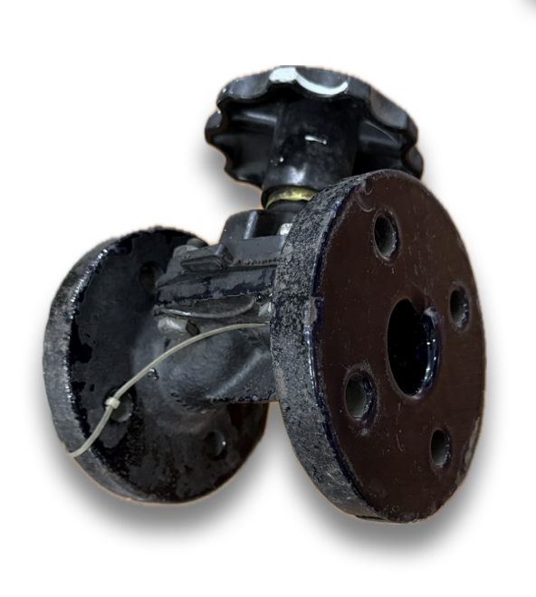 DIAPHRAGM VALVE 1-1/2" FLANGED OBSIDIAN SAUNDERS