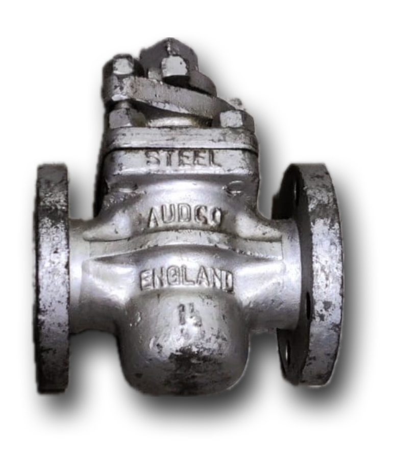 PLUG VALVE 1-1/2" 2 WAY CL150 FLANGED AUDCO