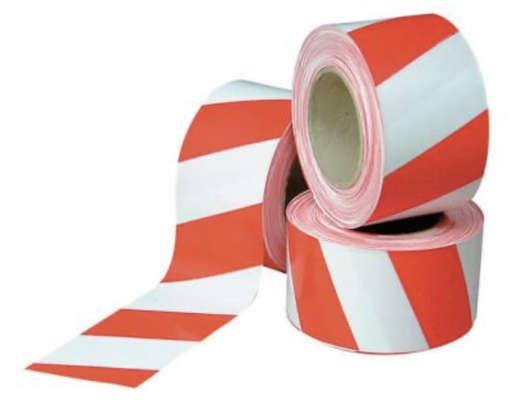 [48] BARRIER TAPE RED/WHITE