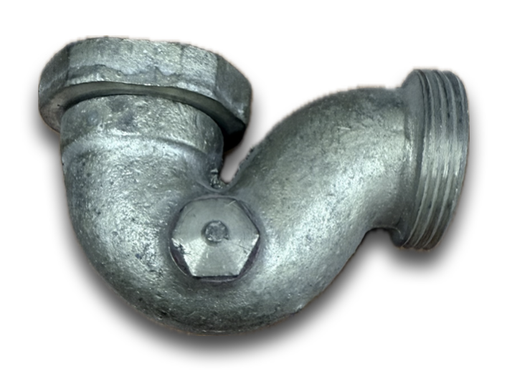 [2357] BASIN CONNECTOR BRASS 1-1/4"