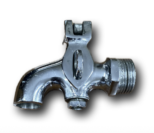 [2360] BIB TAP 1" CHROME PLATED LOCKABLE