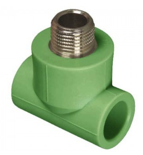 [2524] PPR TEE ADAPTOR MALE 40MM X 1-1/4"