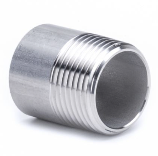 [3068] SS BARREL NIPPLE 1-1/4" ADAPTOR TO WELD