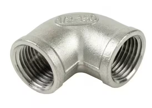 [3101] SS ELBOW 3" THREADED