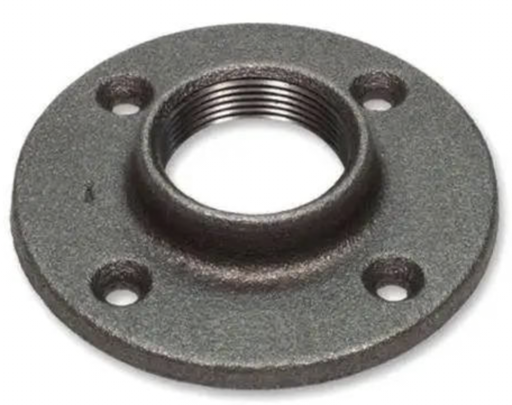 [3494] STEAM FLANGE 1/2" WITH HOLES THREADED