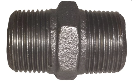 [3512] STEAM HEX NIPPLE 1"