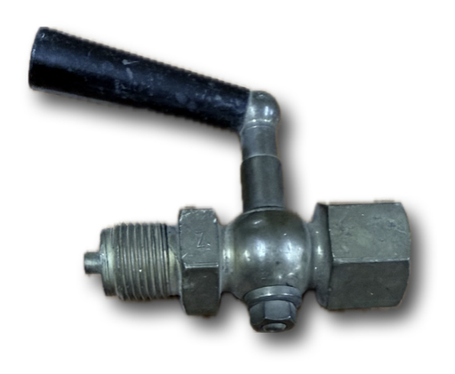 [4957] GAS COCK 1/2" BRASS MALE/FEMALE